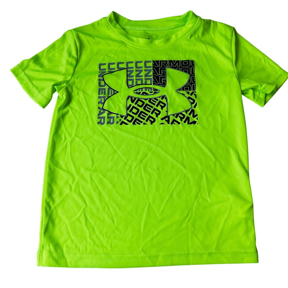 Under Armour Youth Boys yellow Athletic T-Shirt - Size 5